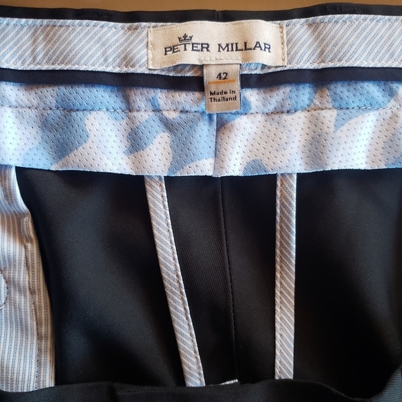 Peter Millar Mens Black 9" Salem Performance Short-Size 42 - Picture 7 of 10